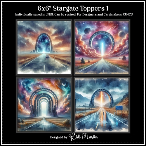 6x6 Stargate 1 - Illustrations for Cardmakers & Designers 