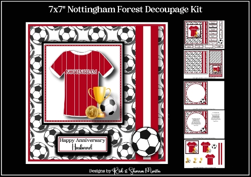 7x7 Nottingham FC Mini Kit - x5 A4 Sheets 