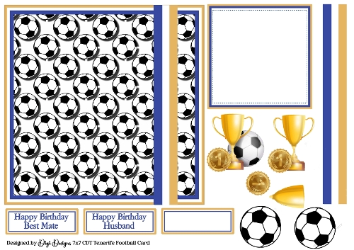 7X7 CDT - Tenerife Football Card for Margaret Street