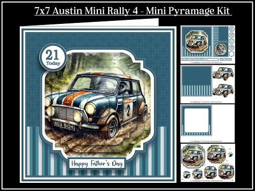 7x7 Austin Mini Rally 4 - Mini Pyramage Kit 