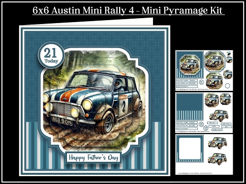 6x6 Austin Mini Rally 4 - Mini Pyramage Kit 