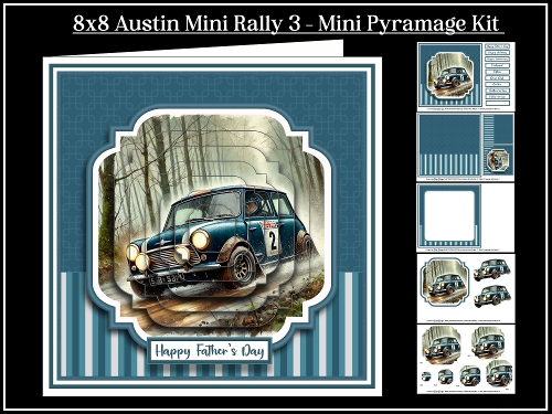 8x8 Austin Mini Rally 3 - Mini Pyramage Kit 
