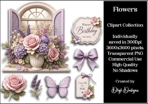 Flowers Clipart Collection 