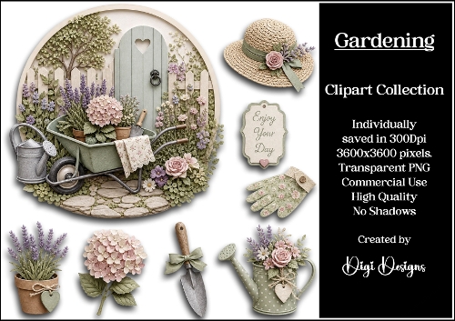 Gardening Clipart Collection 