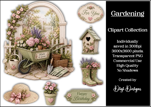 Gardening 2 Clipart Collection 