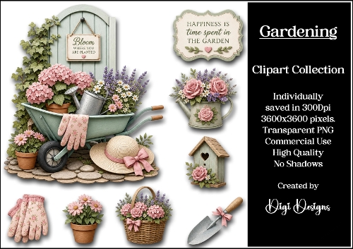 Gardening 7 Clipart Collection 