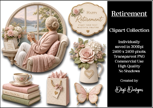 Retirement 1 Clipart Collection 