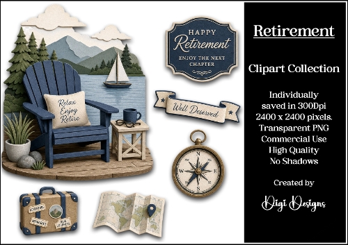 Retirement 2 Clipart Collection 