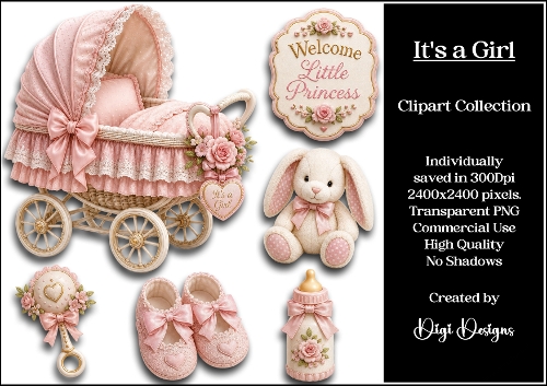 New Baby 4 Clipart Collection 