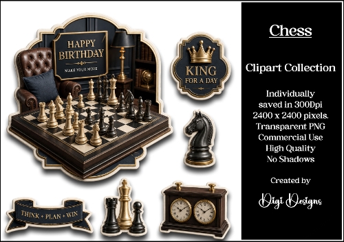 Sports 8 Chess Clipart Collection PNG