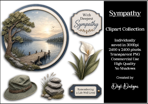 Sympathy 2 Clipart Collection PNG