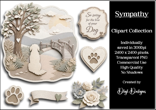 Sympathy 10 Clipart Collection PNG