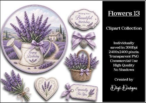 Flowers 13 Clipart Collection PNG