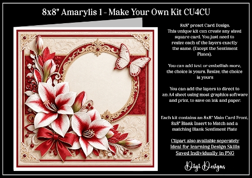 8x8 Amarylis 1 - Make Your Own Kit 
