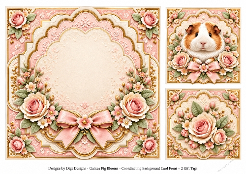 8x8 Guinea Pig Blank Inserts