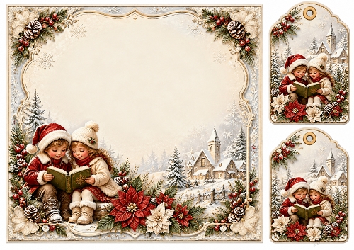 8x8 Christmas Storytime - Blank Insert 