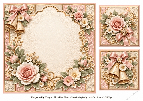 8x8 Romantic Wedding 2 - Blank Insert 
