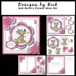8x8 Mini Kit - Bellas Flower with pyramage