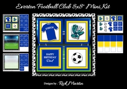 8x8 Everton football Club Mini Kit - x5 A4 sheets