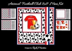 8x8 Arsenal Football Club Pyramage Mini Kit - x4 A4 Sheets  