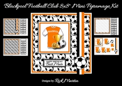 8x8 Blackpool Football Club Mini Pyramage Kit - x4 A4 Sheets 