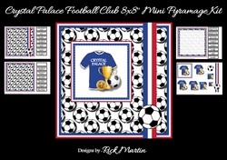 8x8 Crystal Palace Football Club Mini Pyramage Kit - x4 A4 Sheets