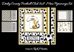 8x8 Derby County Football Club Mini Pyramage Kit - x4 A4 Sheets