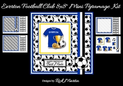 8x8 Everton Football Club Mini Pyramage Kit - x4 A4 Sheets