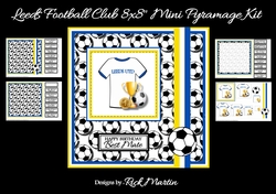 8x8 Leeds Football Club Mini Pyramage Kit - x4 A4 Sheets 