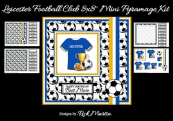 8x8 Leicester Football Club Mini Pyramage Kit - x4 A4 Sheets