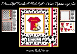 8x8 Man Utd Football Club Mini Pyramage Kit - x4 A4 Sheets