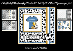 8x8 Sheffield Wednesday Football Club Mini Pyramage Kit - x4 A4 Sheets 