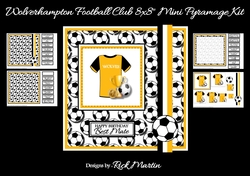 8x8 Wolverhampton Football Club Mini Pyramage Kit - x4 A4 Sheets