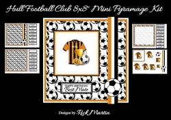 8x8 Hull Football Club Mini Pyramage Kit - x4 A4 Sheets 