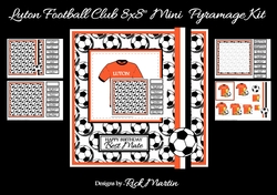8x8 Luton Football Club Mini Pyramage Kit - x4 A4 Sheets 