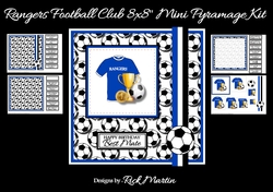 8x8 Rangers Football Club Mini Pyramage Kit - x4 A4 Sheets