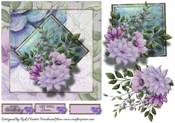 7x7 Card front with toppers