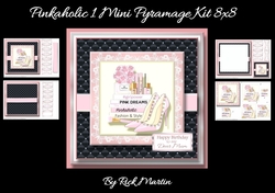 8x8 Pikaholic Mini Pyramage Kit - x4 A4 sheets