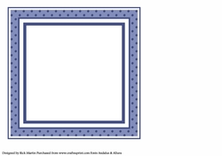 7x7 Snowboarding Ted Insert to match all Design sheets 