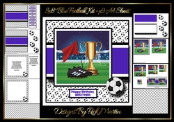 Blue Football Kit – x9 A4 Sheets