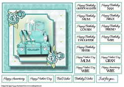 7X7 A Ladies Favourite Passion Card Front with mixed sentiments