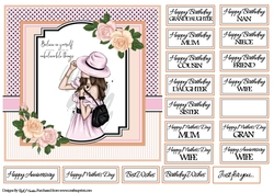 7x7 Believe in yourself Card Front with sentiments