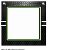8x8 IN THE FAST LANE CARD FRONT BLANK INSERT