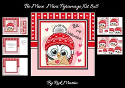 8x8 Be Mine Mini Kit - x5 A4 sheets