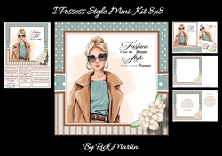 8x8 I possess Style Mini Kit - x4 A4 Sheets