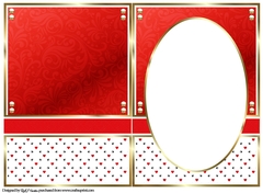 A5 Valentines Love Blank Insert 