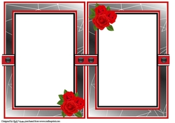 A5 Love is in the Air 2 Blank Insert
