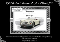 A5 Old but Classic 2 Mini Kit - x4 A4 sheets 