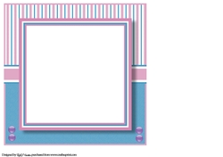 8x8 Beautiful Flowers & Perfume Blank Insert