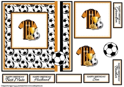 7x7 Hull Card Front, Topper & Decoupage with Sentiments